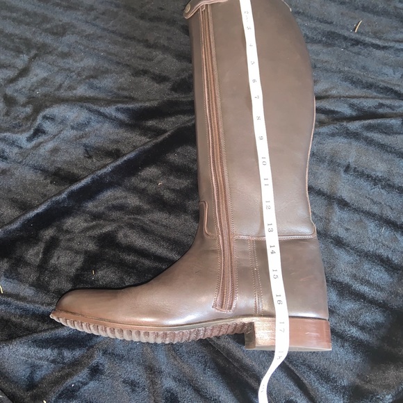 CUSTOM VOGEL BOWERY DRESS BOOTS BROWN CALFSKIN fully Lined Zippers Olympic Tops - Picture 9 of 16